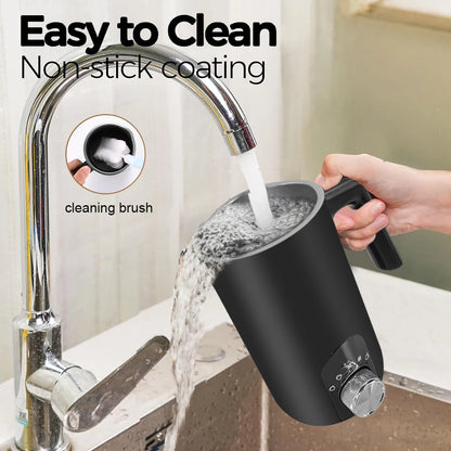 Electric Milk Frother Milk Foam Machine Automatic Milk Foamer for Cappuccino Coffee Latte 5in1 Electric Milk Frother Foam Maker