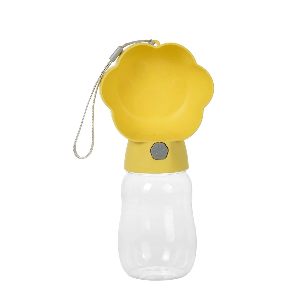 2in1 Pet Portable Water Bottle for Small Medium Dogs Cats Food Feeder Leakproof Dog Drink Bowl Outdoor Pet Puppy Water Dispenser