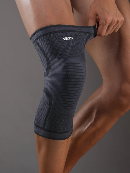 1 Pc Elastic Breathable Compression Knee Support Sleeve for Basketball Running Cycling