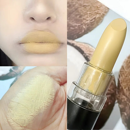 Clay Nude Lip Primer Concealer Cover Dark Lips Stick Long Lasting Gothic Matte Black Halloween White Cosplay Makeup Lip Base