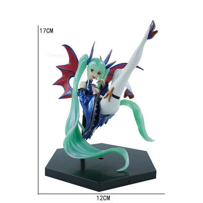 Anime Figure Cherry Blossoms Dress Action Figures Kawaii Swimsuit Vocaloid PVC Collectible Model Toys Girl Gift