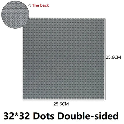 Single Double Sided Classic Base Plates Blocks Plates  32x32 16x16 16x32 Dots DIY Simulated scene Building block base Toy