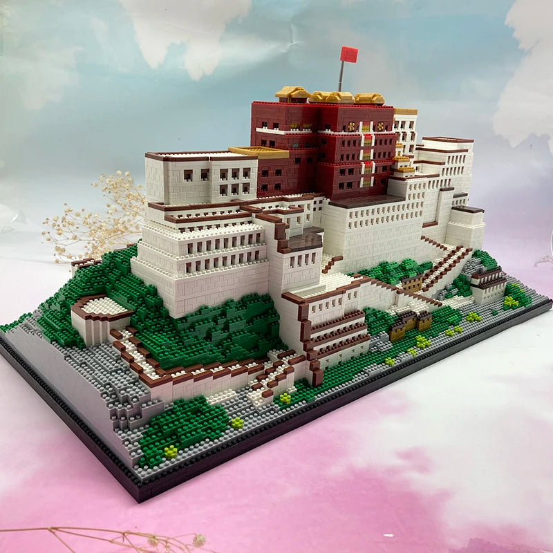 10000pcs Bricks Potala Palace 3D Plastic Model Architecture Micro Bricks for Adults Building Blocks Toy Kits Assemble Decoration