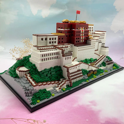 10000pcs Bricks Potala Palace 3D Plastic Model Architecture Micro Bricks for Adults Building Blocks Toy Kits Assemble Decoration