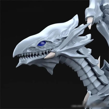 【New-Hot】Yu-Gi-Oh Arrogant Dragon Blue-Eyes White Dragon  Assembly Model Figure Desktop Decoration Holiday Birthday Gift