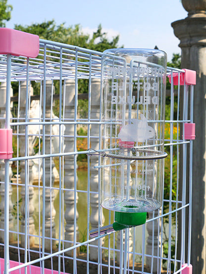 1 PC 1000ml Random Color Small Animals Drinker Auto Drinking Hangable Water Bottle for Rabbit Guinea Pig Parrot Rabbit Feeder