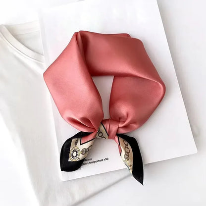 Scarf 100% Silk Bandana Women Square Scarves Wrap Kerchief Spring Fashion Luxury High Quality Headband Hijab Shawls 2026