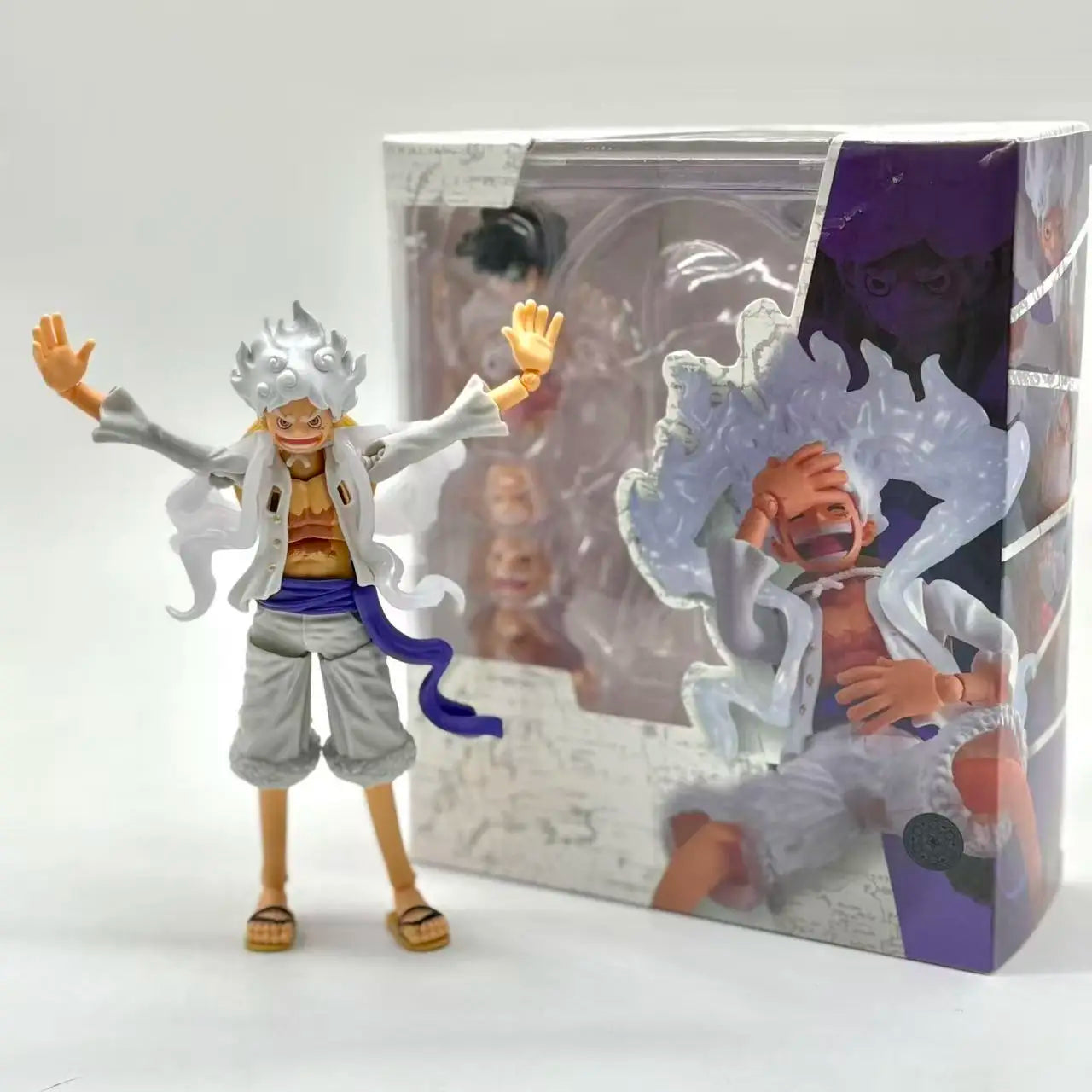 In Stock Bandai S.H.Figuarts SHF ONE PIECE MONKEY.D.LUFFY GEAR5 Model Kit Action Figures Model Toy Gift for Children
