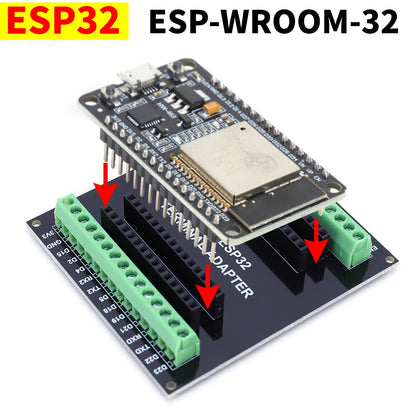 ESP32 Development Board WiFi + Bluetooth module Ultra-Low Power Consumption Dual Core NodeMCU-32S ESP32 32D 32U 30Pin Board