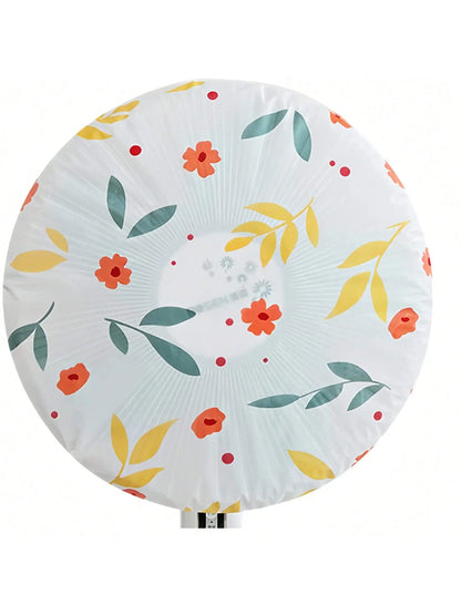 2-Pack Fan Dust Cover, Universal Full Cover Round Standing Fan Protector, Suitable for Schools, Offices, Homes, Travel, Storage