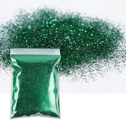 50g Extra Fine Glitter Holographic Laser Dazzling Nail Glitter Powder Art Crafts Resin Tumbler Decoration Shiny Flakes Sequins