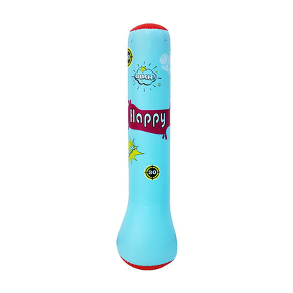 PVC Thickened Children's Boxing Column, Inflatable for Teenagers. Fitness Punching Bag That Won't Fall Down. Add Sand and Water