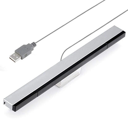 Wired Motion Sensor Receiver with Extension Cord Wired USB Infrared Ray Sensor Receiver IR Signal Ray for Nintendo Wii/Wii U