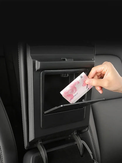 New Car Center Console Armrest Case Button Hidden Keys Card Storage Box For Tesla Model 3 Y 2019 2020 2021 2022 2023 Accessories