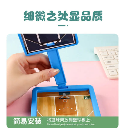 New Shooting Game Machine Mini Basketball Rack Shooting Machine Interaction Indoor Leisure Educational Toy