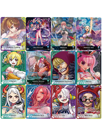 One Piece OPCG Anime Card English Version Nami/Robin/Uta/Yamato/Vivi/Bonney/Perona/Hancock Proxy Cards Collection Game Cards