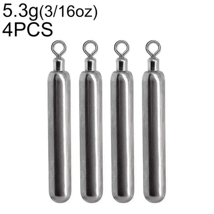 Tungsten Steel Fishing Weight Mold 1.8g 3.5g 5.3g 7g 10.5g cylinder Drop Shot Pendant Swivel Pesca Metal Jig Cast Tackle Sinker