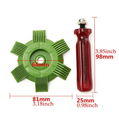 Universal Car A/C Radiator Condenser Fin Repair Comb Cooler Air Conditioner Straightener Cleaning Tools for Auto Cooling System
