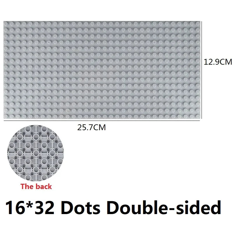 Single Double Sided Classic Base Plates Blocks Plates  32x32 16x16 16x32 Dots DIY Simulated scene Building block base Toy