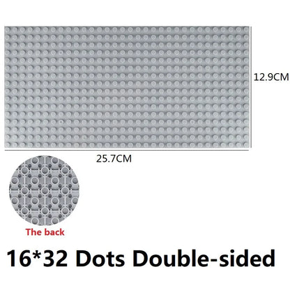 Single Double Sided Classic Base Plates Blocks Plates  32x32 16x16 16x32 Dots DIY Simulated scene Building block base Toy