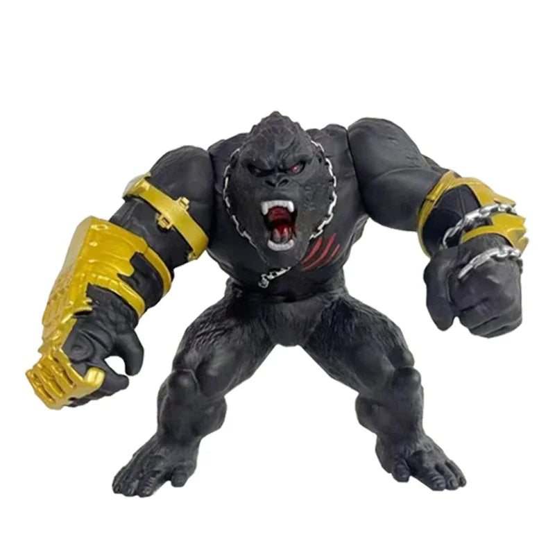 9cm aGodzilla vs King Konged 2 The New Empire The Rise of Roaring Robot Arm King Kong and Roaring Chain King Kong Figure