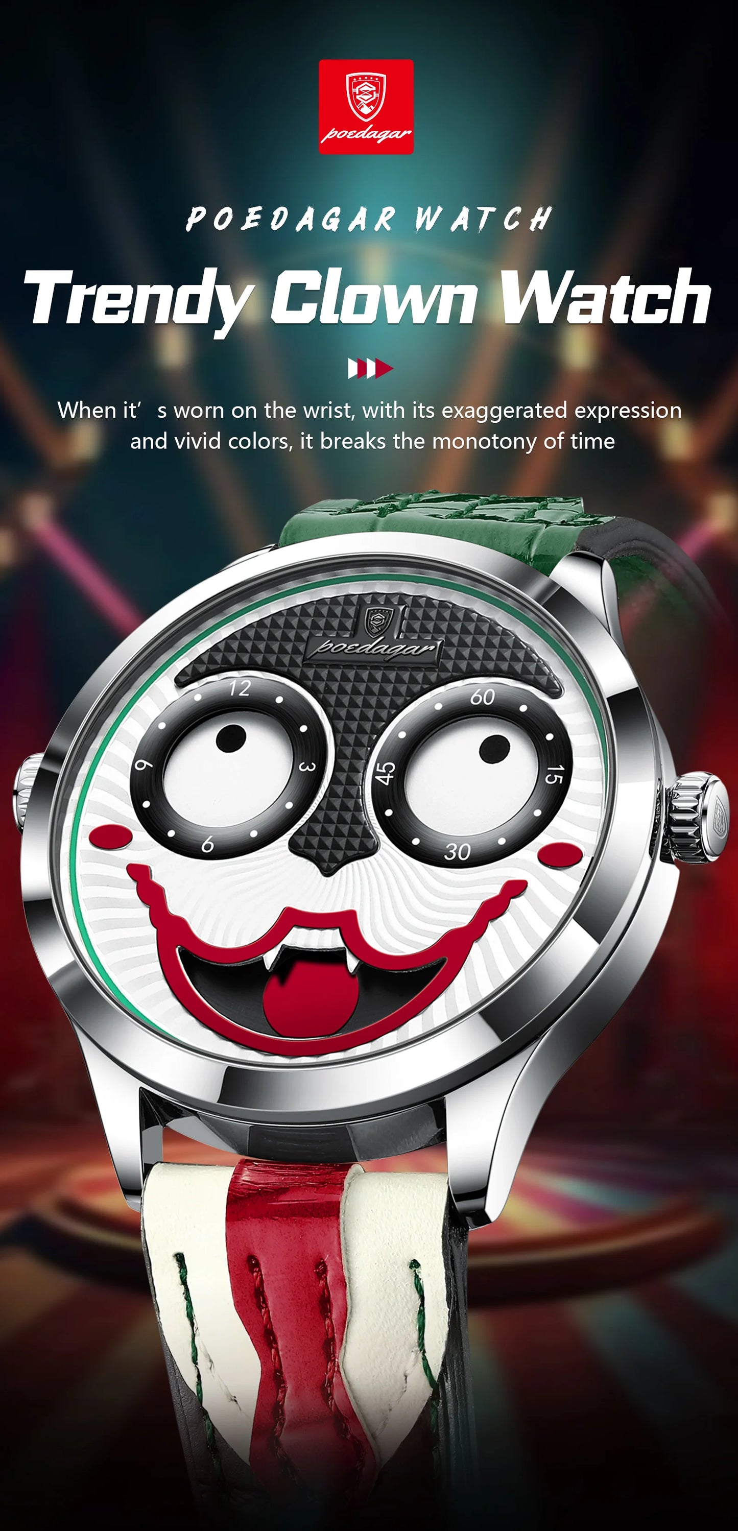 POEDAGAR Original Luxury Watch For Man Waterproof High Quality Male Wristwatch Quartz Leather Sports Fashion Men's Watches Reloj