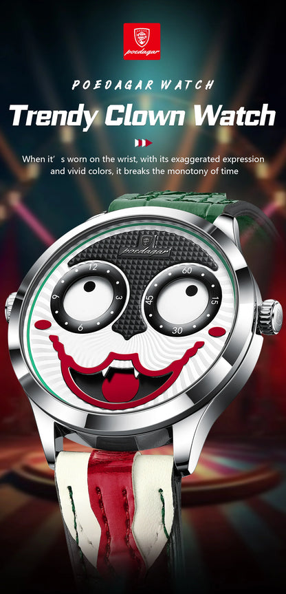 POEDAGAR Original Luxury Watch For Man Waterproof High Quality Male Wristwatch Quartz Leather Sports Fashion Men's Watches Reloj