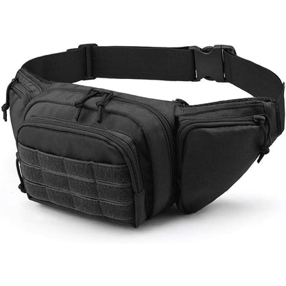 HOMEFISH Men Waist Fanny Pack Belt Bag Tactical Military Motorcycle Rider Sports Climb Camping Nylon Male Tool Sling Chest Hip