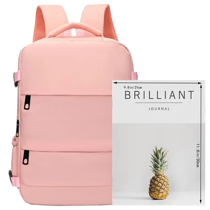Graceful Stylish Multi-color Backpack Adjustable-strap Lightweight for Commute Daily Use Casual Functional Bag