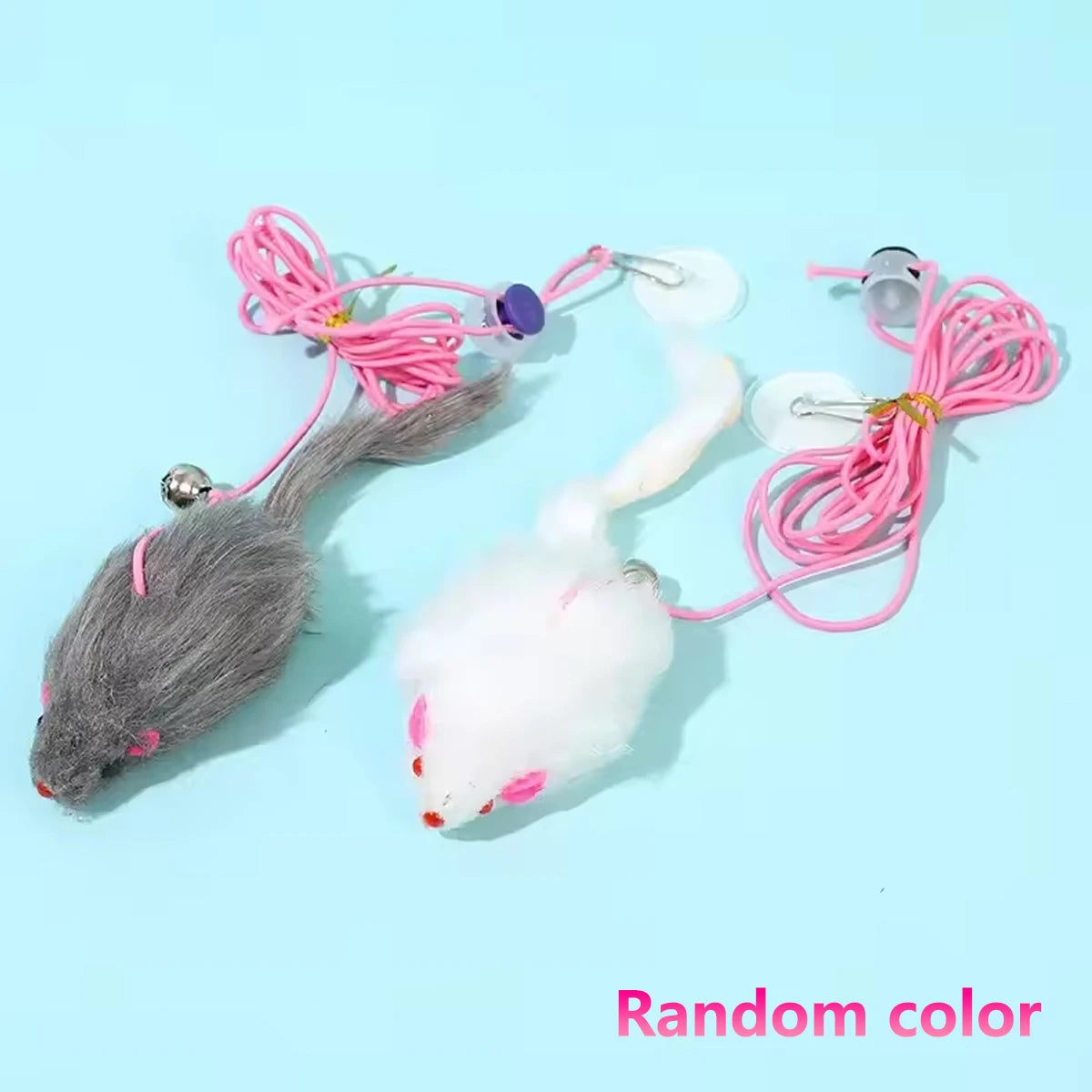 New Type Of Electric Cat Toy with 2 Ropes Smart Hanging Door Auto Swing Feather Toy A Self-entertainment And Cat-teasing Wonder