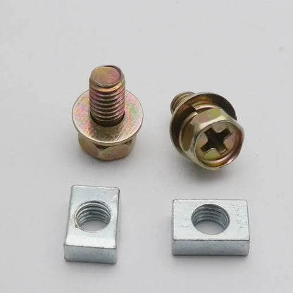 10 Set Universal Motorcycle Scooter ATV Dirt Bike Battery Terminal Nut and Bolt Screws M5x10mm M6x12mm 4Ah 5Ah 6AH 7Ah