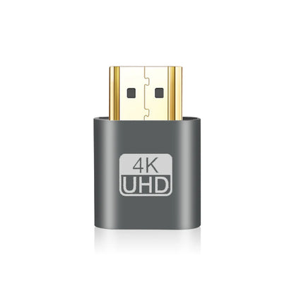HDMI-compatible VGA Virtual Display Adapter 4K 1.4 DDC EDID Dummy Plug Headless Ghost Display Emulator Video Card Lock Plate
