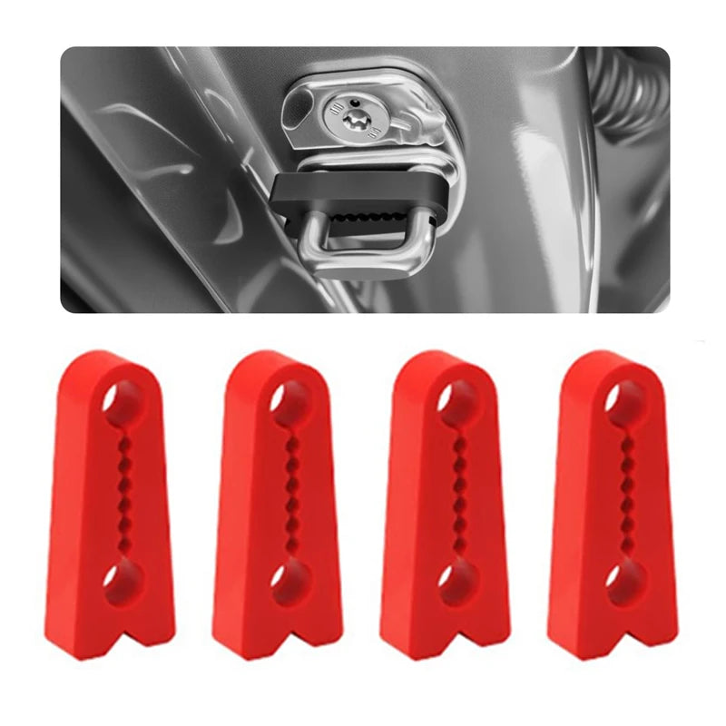 4/8pcs Car Door Shock Absorber Universal Car Door Buckle Soundproof Deadener Damper Cushion Anti-Vibration Buffer Pad
