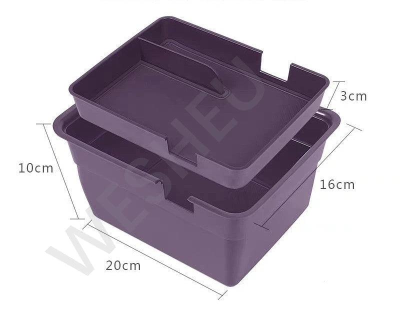 For LEAPMOTOR B10 2025 2026 Car Accessories ABS Armrest Storage Box Tray Automobile Center Console Organzier Interior