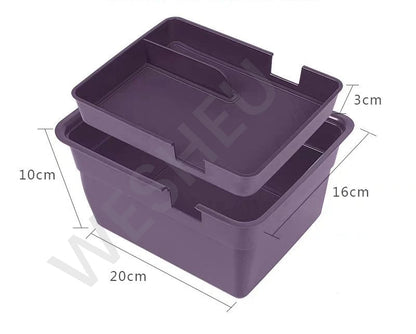 For LEAPMOTOR B10 2025 2026 Car Accessories ABS Armrest Storage Box Tray Automobile Center Console Organzier Interior