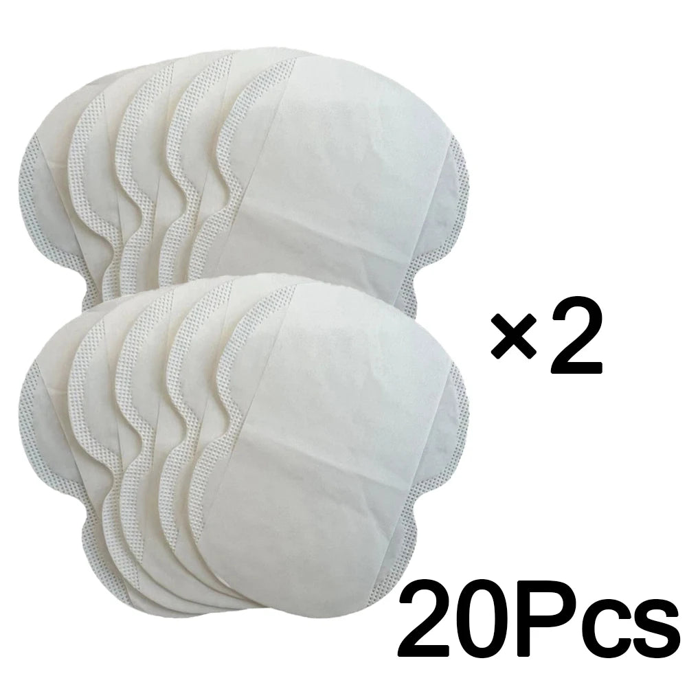 10-80Pcs Underarm Sweat Pads for Women and Men Fight Hyperhidrosis Comfortable Unflavored Non Visible Extra Adhesive Disposable