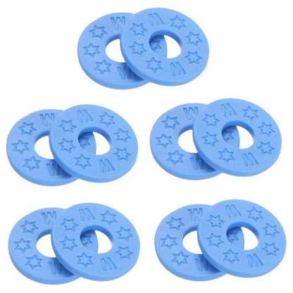 Miwayer 10 Pcs Guitar Rubber Strap Locks Anti Slip PE Pads/Secure and Safe Guitar Strap Locks Compatible Guitar Protect