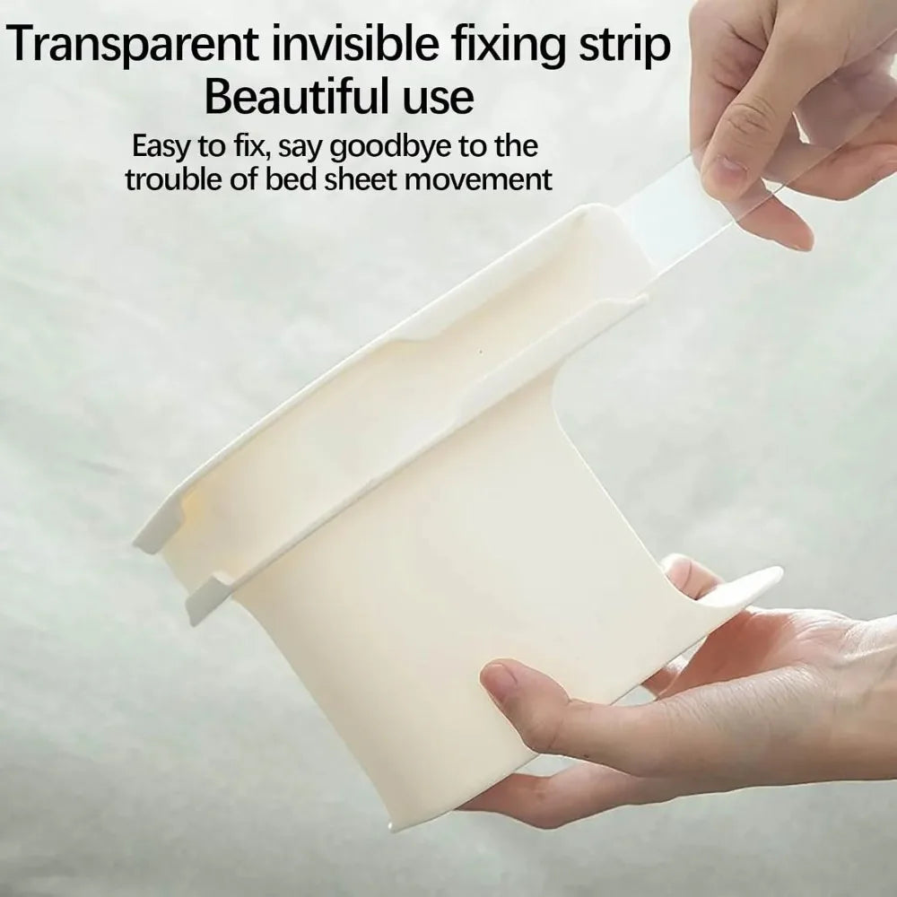 4Pcs Heavy Duty Bed Sheet Grippers - High-Quality Durable Corner Tightener Clips for Bedsheet Protectors