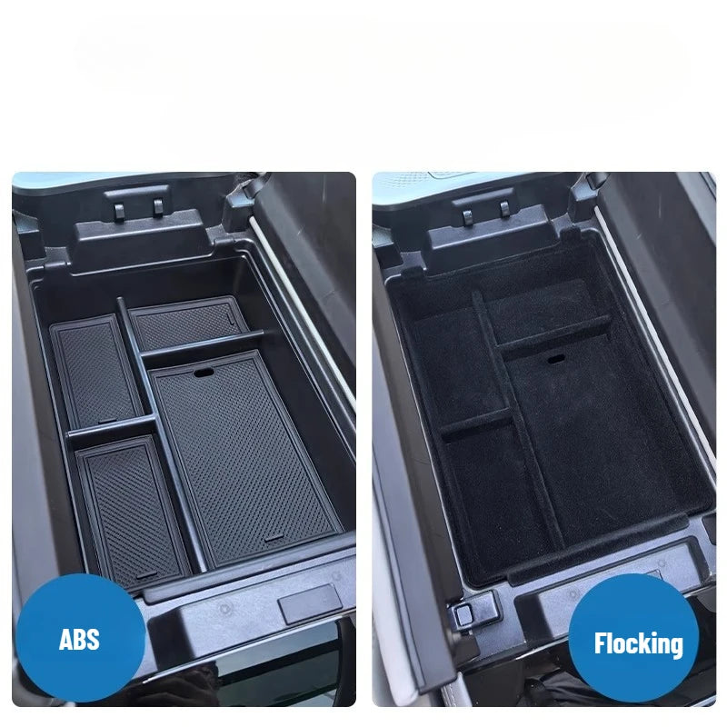 For omoda C9 phev 2024 2025 Indoor Central Upper Layer Console Car Armrest Storage Box Holder Interior Car Accessories