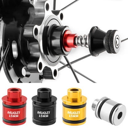 Bicycle Hub Bike Hub Converter End Cap 12/15mm to 9mm QR Adapter Converter End Cap 15 to 9mm/12 to 9mm Outdoor Sport Enthusiasts