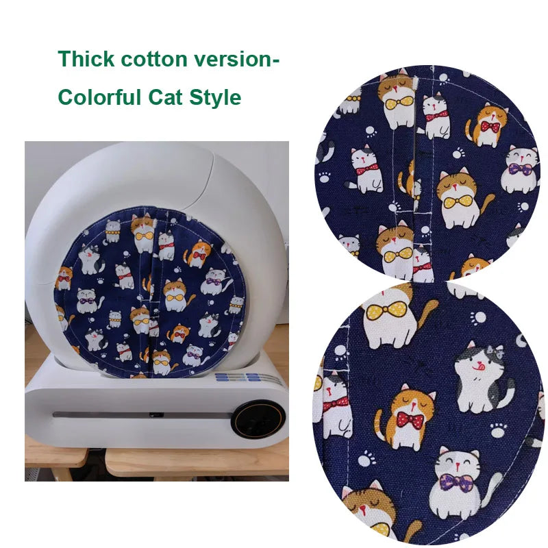 Newly Upgraded High Quality Cat Basin Odor Dust-proof Door Curtain Matching for TONEPIE Self Automatic Litter Box Not Litter Box