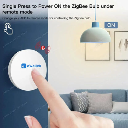 Zigbee Smart Button Scene Switch Alexa Google Alice Voice Control Wireless Button Ewelink App Zigbee Devices for Smart Home