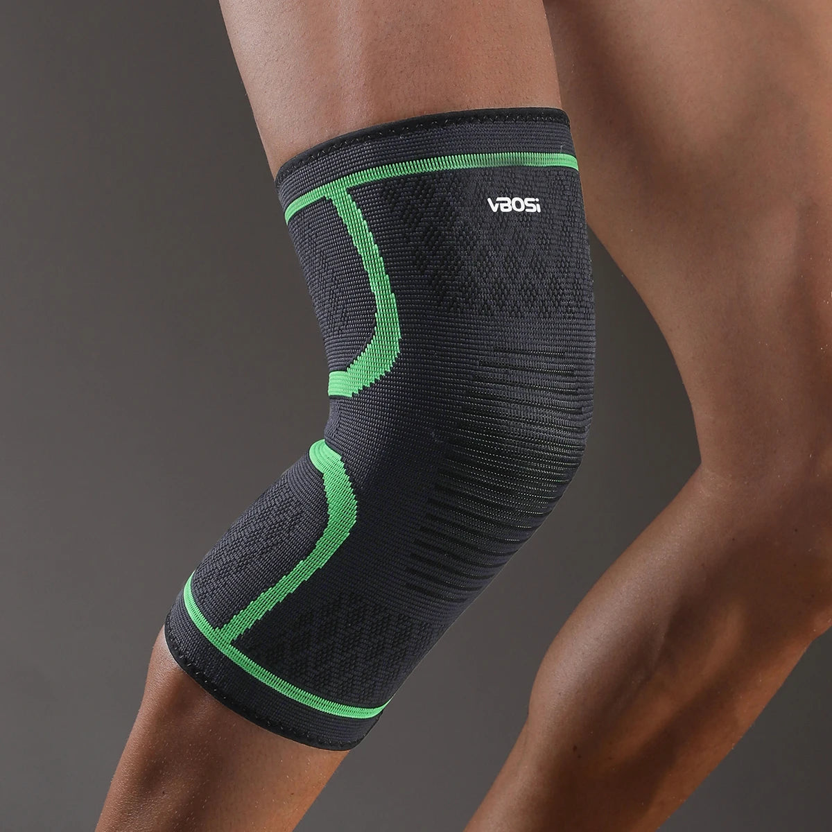 1 Pc Elastic Breathable Compression Knee Support Sleeve for Basketball Running Cycling