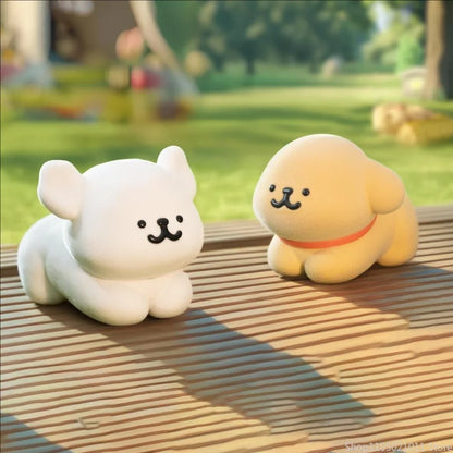 Maltese Dog Blind Box We Are The Best In World Series Cute Model Flocking Figures Childrens Toys Peripheral Gifts
