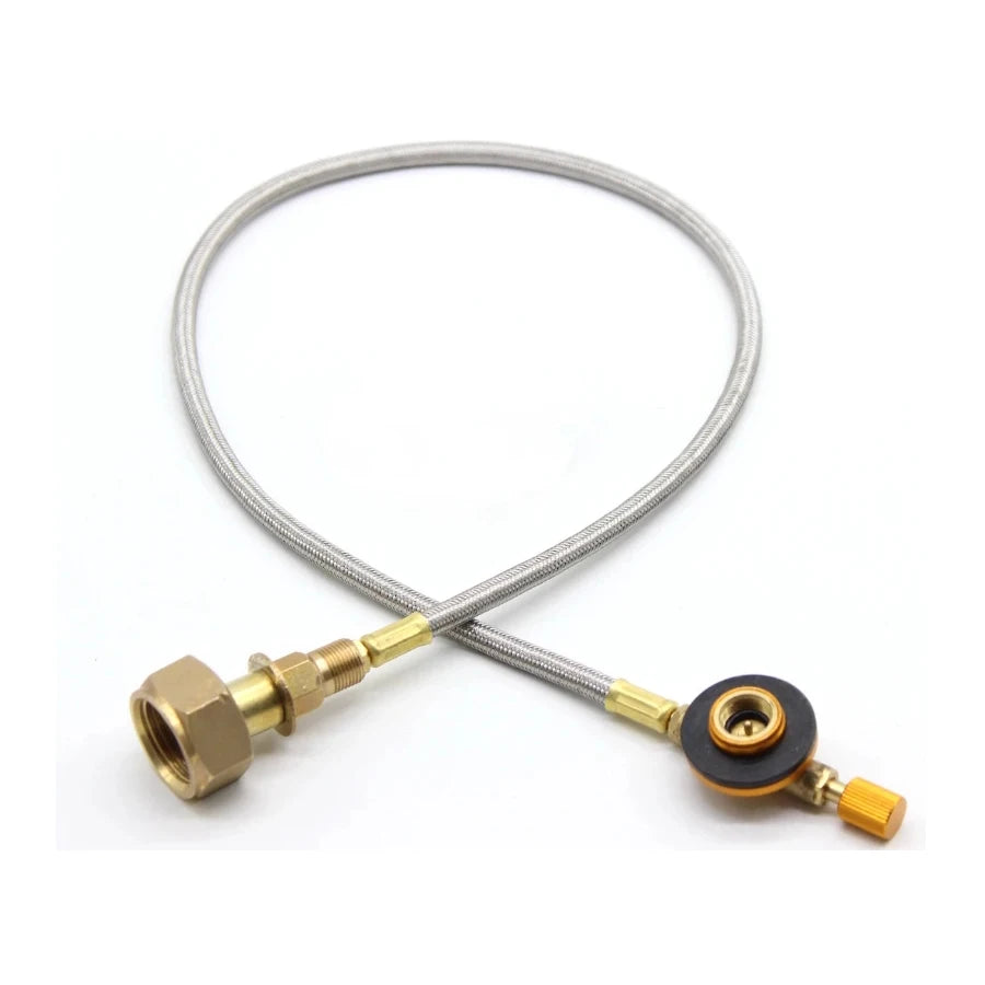Outdoor Camping Gas Stove Gas Tank Inflation Joint Camping Gas Tank Interconnection Pipe Refill Adapter