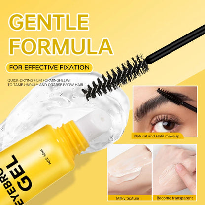 O'CHEAL 3D Eyebrow Gel Colorless Transparent Create Natural Eyebrows Quick-dry Waterproof Long-lasting Thick Full Eyebrow Makeup