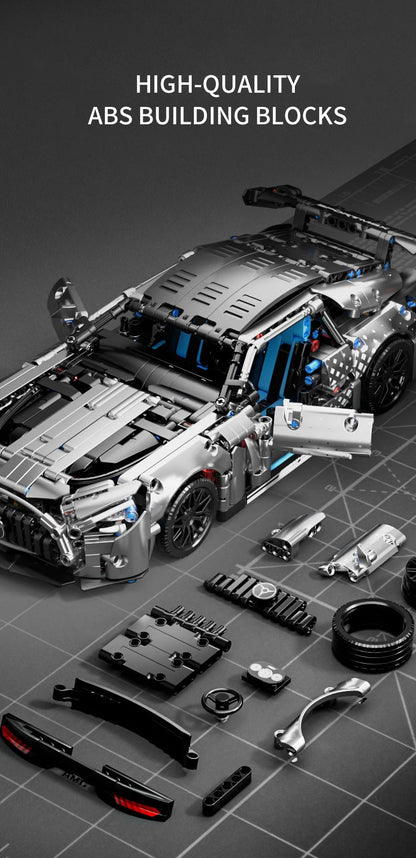 1466 PCS Racing Car Building Blocks Set, 1:14 Scale Sports Vehicle Model Kit for Adults, Toys for Boys Birthday Gifts