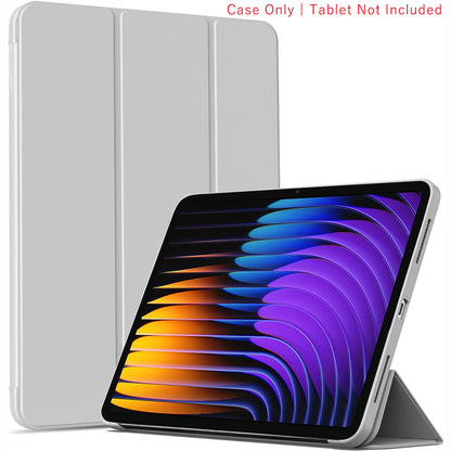 Tri-fold Flip Case For Xiaomi Pad 7/Pad 7 Pro 11.2 inch 2024 Magnetic Stand PU Leather Protective Cover Auto Sleep/Wake up