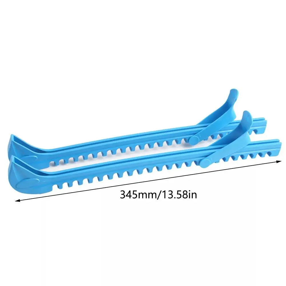 1 Pair Universal Non-Slip Ice Blade Protector Protector Sleeve Adjustable Ice Skate Guards Wear-Resistant Ice Skate Blade Guards