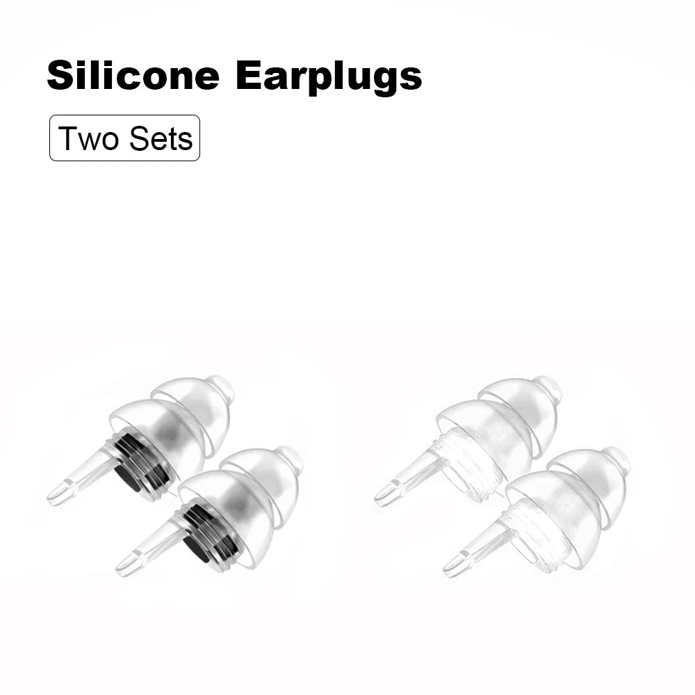 HUAK High Fidelity Silicone Ear Plugs for Noise Cancelling Washable Reusable Musicians Motorcycles Sleeping Work, Study, Swim